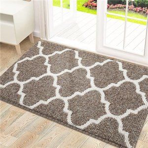 Indoor Door Mat, 32x20, Non-Slip Absorbent Resist Dirt Entrance Mat, Washable